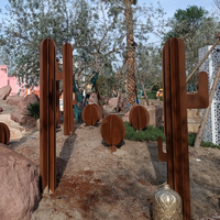 Sculpture d'animal en acier Corten sur mesure pour projets de jardins et de parcs – Installation artistique moderne en acier patiné pour chiens – Direct Usine