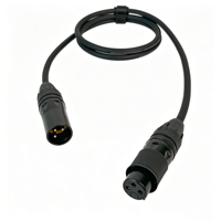 Câble audio XLR mâle/femelle 5 broches (1m/2m/3m/5m) pour microphone, 10 pieds, gaine PVC 5mm, pour haut-parleur - Distributeurs recherchés