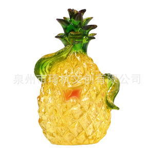 Adornos de Resina con Forma de Frutas Creativas, Piña, Fresa, Pera, Decoración para el Hogar, Artesanía Realista - Product Image 5