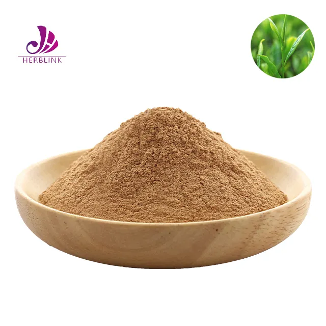 Herblink Natural Instant Green Tea Extract EGCG Green Tea Powder L-Theanine