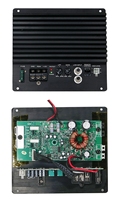 12V Tek Kanallı Araba Ses Sistemi için Subwoofer Güç Amplifikatörü, Yüksek Güçlü Araba Güç Amplifikatörü