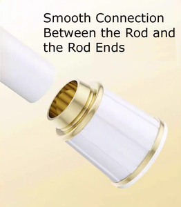 Aucune perceuse requise <span class=keywords><strong>tringle</strong></span> de <span class=keywords><strong>douche</strong></span> moderne en métal réglable <span class=keywords><strong>tringle</strong></span> de suspension de balcon avec tringles à rideaux rétractables pour un usage domestique - Product Image 4