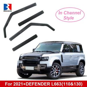 Déflecteurs de vent et pare-soleil encastrés pour vitres de voiture DEFENDER L663 110 130 2021+ - Product Image 2