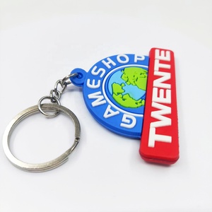 Professional OEM ODM Custom 2D Soft Rubber PVC Keychain Personalized Key Ring Wholesale Manufacturers llaveros Personalizados