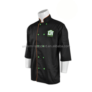 Certificat <span class=keywords><strong>FAMA</strong></span> usine iron chef veste vêtements de chef canada double boutonnage manteau de chef - Product Image 2