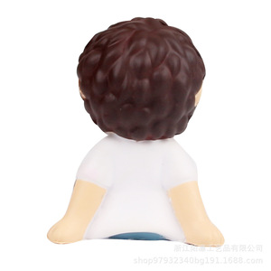 Figurine de garçon en mousse Pu, jouet anti-stress à rebond élevé, cadeau artisanal pour garçons âgés de 5 à 7 ans - Product Image 1