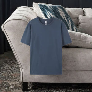 Camiseta Casual de Hombre de Alta Calidad, Elástica, Corte Regular, Color Sólido, Manga Corta, 100% Algodón, 2026 - Product Image 3