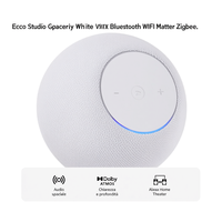 Enceinte sans fil Alexa ECHO STUDIO Glacier White pour WiFi AirPlay pour Home Cinéma - Puissance de sortie 100-300W Modèle 0990031