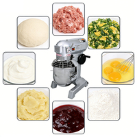 Agitateur de qualité professionnelle pour cuve de 5-8 kg, bol en acier inoxydable, 3 vitesses, 230V 50Hz pour cuisine européenne