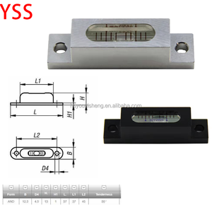 مستوى فقاعة أنبوبي زجاجي أرضي عالي الحساسية على مستوى روح أنبوبي - Product Image 4