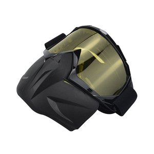Masque de protection sportif anti-vent en polycarbonate pour moto, ski et course - Product Image 1