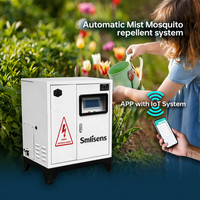 Système de brumisation anti-moustiques en acier inoxydable haute pression 100 bars, brumisateur électrique intelligent à télécommande pour le jardin, la lutte antiparasitaire en extérieur