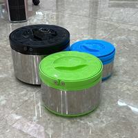 Ensemble de 3 récipients isothermes pour aliments, ensemble de réchauffe-plats, boîte à lunch, acier inoxydable, thermique, passe au lave-vaisselle