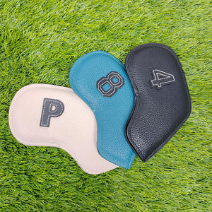 Golf <b>Club</b> Cap Cover Magnetic Closure Iron Rod <b>Head</b> Ball <b>Head</b> Protective Cover Set 10-Rod Set Customizable Printing Gift Giving - Product Image 3