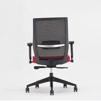 Chaise de bureau ergonomique pivotante en maille avec dossier mi-haut pour le bureau à domicile et le bureau de direction