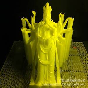 3D Printed Buddha Statue Ornament Large Sculpture Model One Piece Molding Customizable <b>Tabletop</b> Figure Decor - Product Image 4