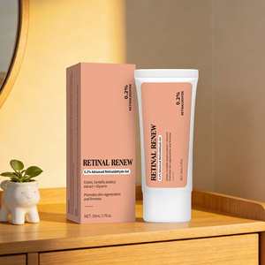 Gel al Retinolo per Donne 50ml, <span class=keywords><strong>Crema</strong></span> e Lozione <span class=keywords><strong>Viso</strong></span> Idratante con Glicerina per Rigenerazione della Pelle, Rassodamento e Rimozione Cicatrici - Product Image 1