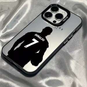 Lucky No.7 <span class=keywords><strong>Ronaldo</strong></span> Football Star Designer <span class=keywords><strong>Coque</strong></span> de téléphone pour iPhone XR XS 11 12 13 Mini 14 15 16 Pro Max en matériau PC Durable - Product Image 3
