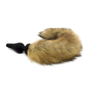 Fuente del fabricante de cola de zorro tapón <span class=keywords><strong>Anal</strong></span> bloqueo trasero macho cerradura sexo - Product Image 3