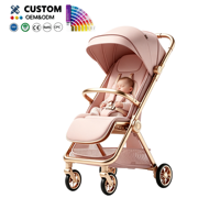 Poussette bébé automatique de luxe en cuir allemand avec siège auto pliable, capacité de charge de 15 kg, pour les enfants de 0 à 3 ans, modèle Weilebao A7
