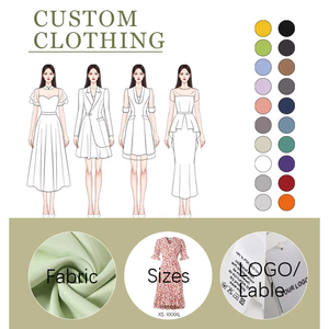 5536 Abito Lungo di Alta Qualità in Cotone e Lino con Collo Quadrato e Maniche a <span class=keywords><strong>Tre</strong></span> Quarti, Vestito Maxi Lavabile Casual per Donne - Product Image 5