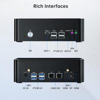 Mini PC Core I9-9880H 8C/16T 4.8GHz 64GB DDR4 2TB SSD Windows 11 Pro DP/ 4K 60Hz