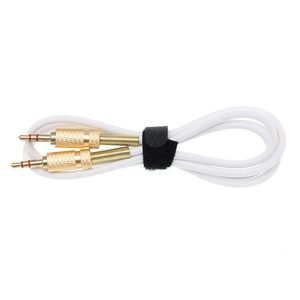 3.5mm voiture ressort Aux câble plaqué or mâle à mâle Jack Audio câble haut-parleur cordon pour casque Samsung téléphone portable PC MP4 - Product Image 3