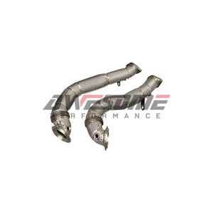 Collecteur d'échappement haute performance pour BMW N54 E90 E91 <span class=keywords><strong>E92</strong></span> E93 E82 135i <span class=keywords><strong>335i</strong></span> 1M 3.0T Twin Turbo avec protections thermiques - Product Image 6