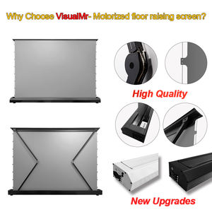 Écran de projection motorisé Black Diamond ALR 72-150 pouces Anti-Light Floor Rising Electric Screen pour projecteurs 4K & Home <span class=keywords><strong>Cinema</strong></span> - Product Image 4