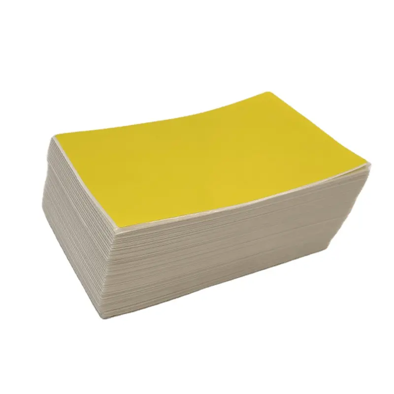 En çok satan sarı termal kağıt rulosu s 4x6 için yazarkasa makine pos kağıdı makine termal pos kağıdı kağıt rulosu