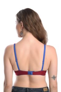 Sujetador sin costuras de cobertura total para mujer |   Tela Suave de Poliéster y Algodón |   Correas Ajustables |   U-Back |   Cierre Trasero, Tallas de Copa A-E - Product Image 5