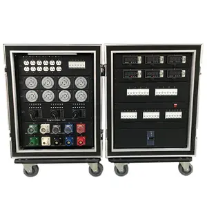 110V American type 3 phase power distro box with L14-30 connectors