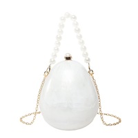 Sac à main Aimiqi en forme de boîte, sac à bandoulière DIY, petite boîte, sac de soirée, style frais et doux, motif pierre, fermeture à fermoir