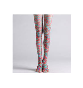 Calcetines con estampado Digital Popular de Cachemira para <span class=keywords><strong>mujer</strong></span>, Medias sin costuras con estampado personalizado, 360 - Product Image 1