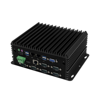 Phoenix terminal anti-ingérence rs232 rs485 2 gigabit ethernet industriel sans ventilateur pc mini ordinateur 12v