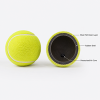 Balles de padel sur mesure OEM ODM, haute qualité, durables, en laine et caoutchouc, rebond 135-145 cm, entraînement sportif professionnel, en gros