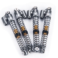 Amortisseurs CNC en aluminium à huile M009066 avec réservoir d'huile auxiliaire, amortisseur réglable, pièces de mise à niveau pour mini-crawler RC 1/24