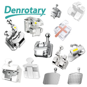 Mode bicolore auto-ligaturant support dentaire fils orthodontiques orthodontie chaîne d'alimentation accolades faux multi-usages hygiène buccale - Product Image 4