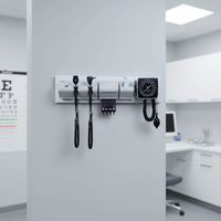Système de diagnostic numérique intégré mural professionnel pour hôpitaux DW-1050, ensemble ORL avec moniteur et otoscope numérique