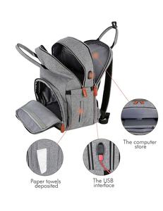 Sac à dos V-Coool Oxford à fermeture éclair, grand format, imperméable, grande capacité, deux compartiments, <span class=keywords><strong>double</strong></span> étage, pour <span class=keywords><strong>tire</strong></span>-<span class=keywords><strong>lait</strong></span> <span class=keywords><strong>Spectra</strong></span> - Product Image 2