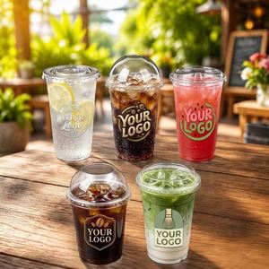 Gobelets jetables en PET de 98 mm, 14 oz, avec impression de logo personnalisée, pour emporter, pour café froid, bière, smoothies - Product Image 6