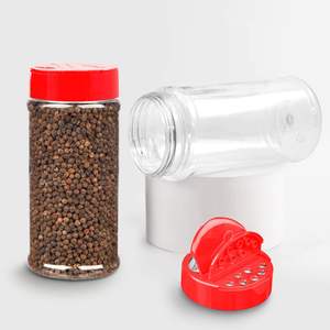 Bote transparente de plástico PET para sal y pimienta, bote para tabaco Grabba Crush, contenedor para hierbas y especias, tarros para condimentos - Product Image 5