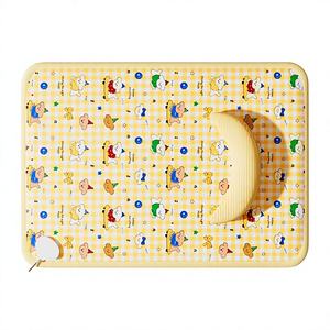 Couverture chauffante électrique pour animaux de compagnie à imprimé animalier de dessin animé, tapis de couchage printemps/hiver en tissu Oxford, lavable à la main, pour chats de petite taille - Product Image 4