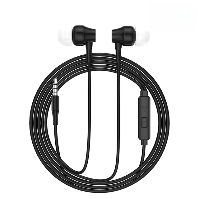 Best Seller Tingwode Wired In-ear Earphones 3.5mm Jack No Noise Cancellation 1.2m Cord ABS+TPE Long Time Wearing Bulk Supply