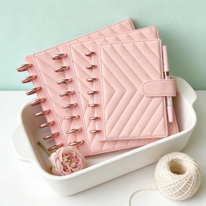 Cuaderno de Piel Sintética de Lujo Acolchado 2026 de Gran Venta con Cierre a Presión - Set de Planificador - Product Image 5