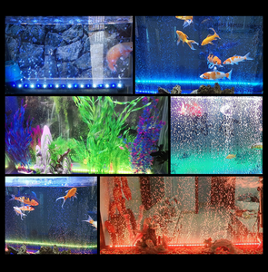 Luce LED per <span class=keywords><strong>Acquario</strong></span> Moderna con Accensione/Spegnimento Automatico, Spettro Completo, Sommergibile, WRGB, Ciclo 24/7, 8W, IP68, Ciclo Automatico Giorno/Notte - Product Image 6