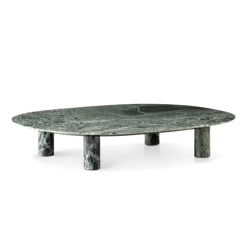 Mobilier italien de luxe Centre de thé haut de gamme table basse de luxe minimaliste en marbre moderne