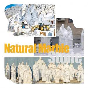 Estatua de <span class=keywords><strong>Jesucristo</strong></span> Tallada <span class=keywords><strong>a</strong></span> Mano en Mármol Blanco Natural, Escultura Religiosa del Sagrado Corazón para Decoración de Iglesias y Catedrales, Personalizada - Product Image 5