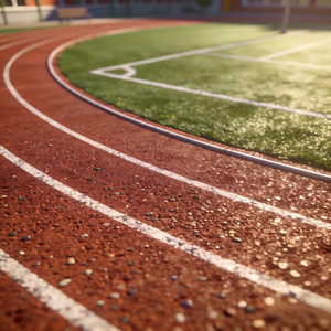 Particules de caoutchouc EPDM vierge de qualité supérieure, anti-UV, résistantes aux intempéries, pour piste de course synthétique, surface de sol sportif pour écoles et stades - Product Image 1