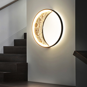 Starry Sky <strong>Room</strong> Decorative <strong>Lights</strong> Indoor <strong>Light</strong> <strong>LED</strong> Modern Art Wall Lamp Moon Modeling Star Decorative Moon Lamp - Product Image 6